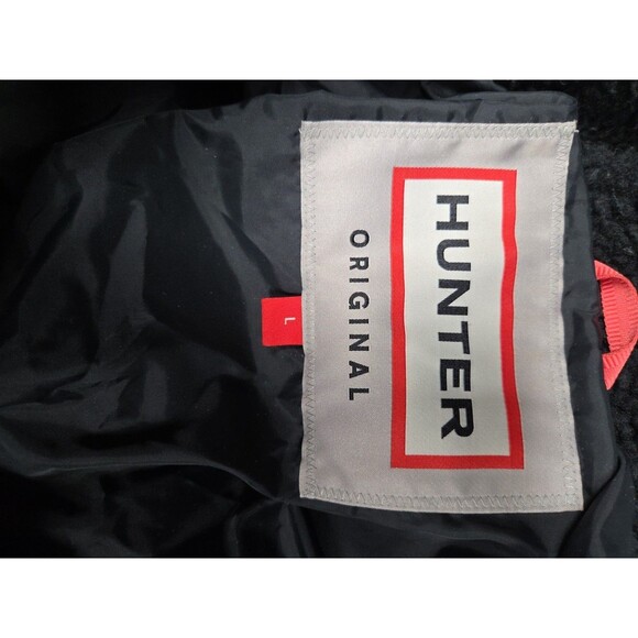 HUNTER Original A-Line Puffer Jacket Storm Camo Print Multi Color Size Large - Picture 7 of 8